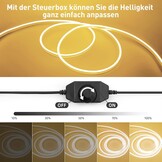 Neon LED Strip 10m Warm Wit - Flexibel & Waterdicht met 55% Korting