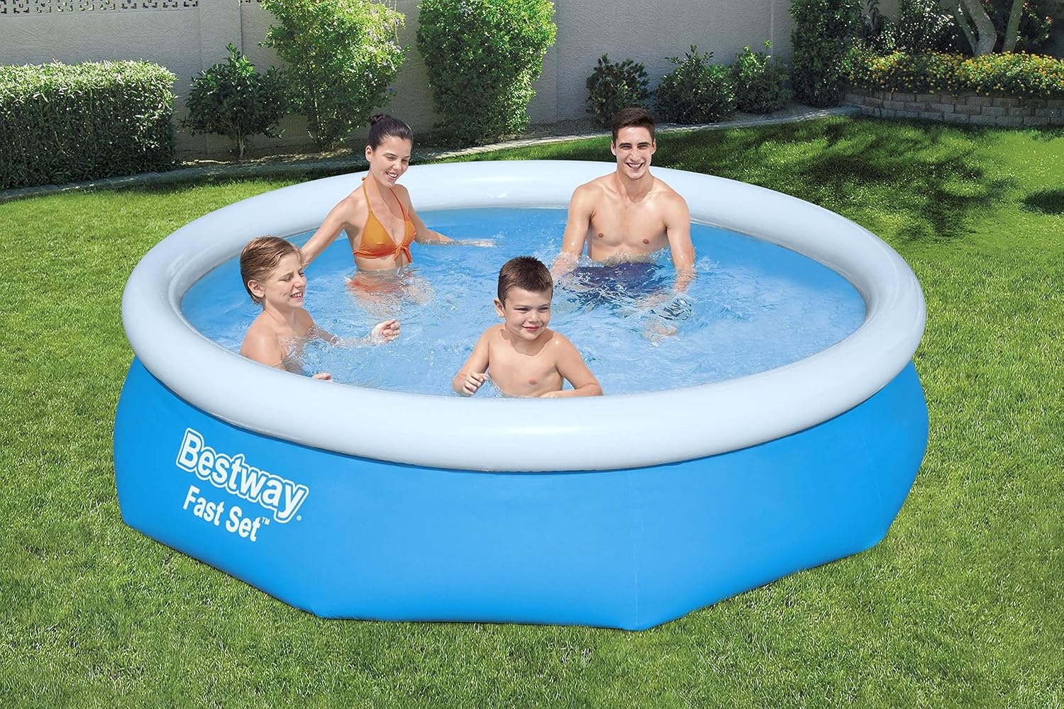 Opzetzwembad Fast Set Rond 305x76cm Blauw - 29% Korting!