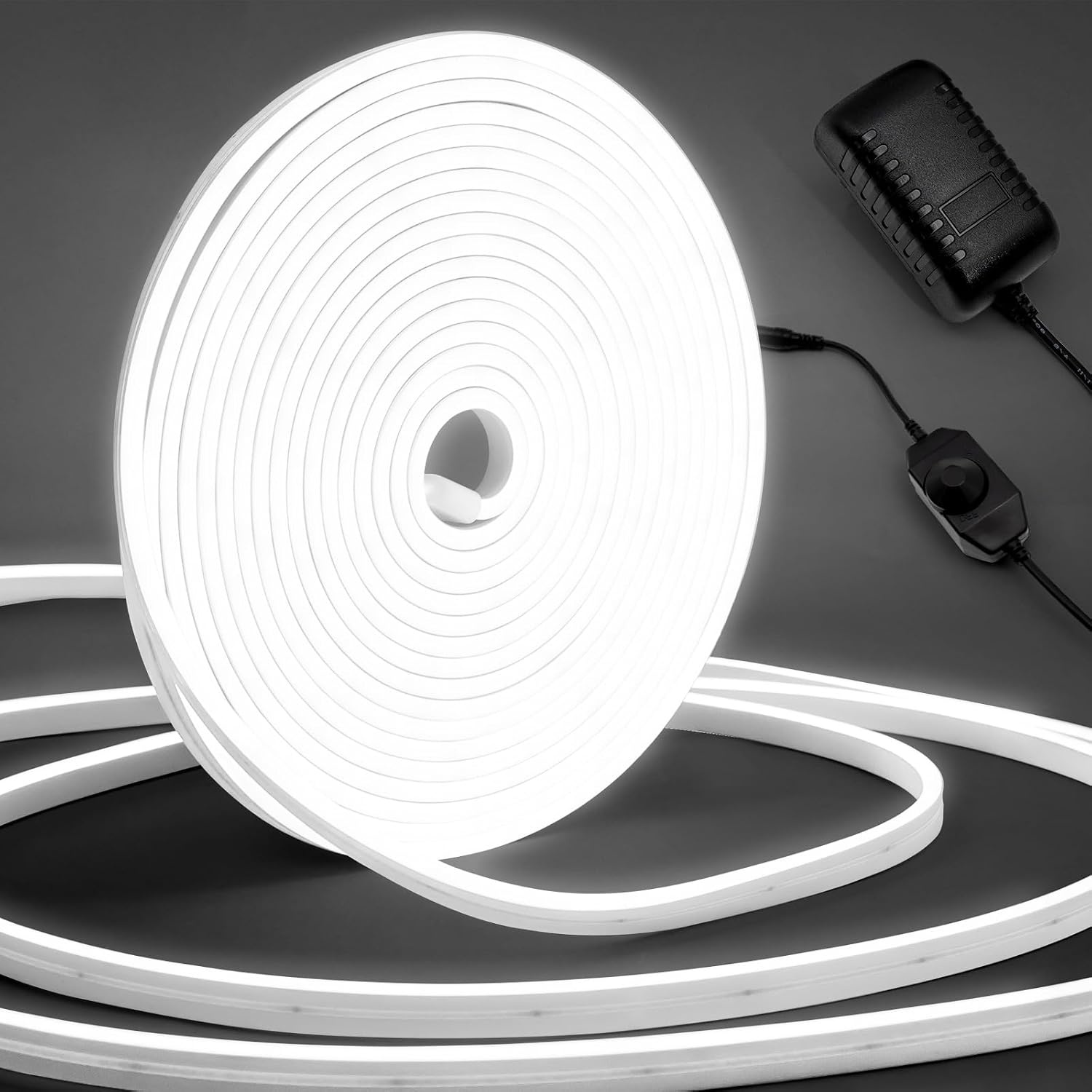 10m Neon LED Strip Koudwit 3000K - Binnen/Buiten Waterdicht