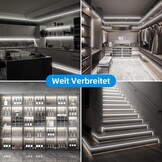 10m Neon LED Strip Koudwit 3000K - Binnen/Buiten Waterdicht