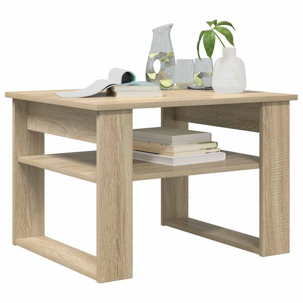Salontafel Sonoma Eiken Met Opbergruimte - 33% Korting!