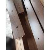 VidaXL Bedframe Bruine Eik met LED - 100x200 cm - 54% Korting!