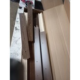 VidaXL Bedframe Bruine Eik met LED - 100x200 cm - 54% Korting!