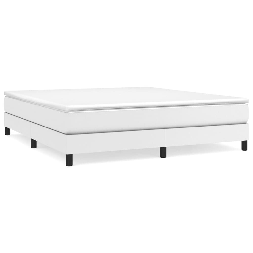 vidaXL Bedframe Kunstleer Wit 180x200 cm - 34% Korting!