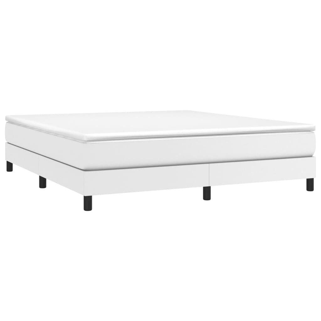 vidaXL Bedframe Kunstleer Wit 180x200 cm - 34% Korting!