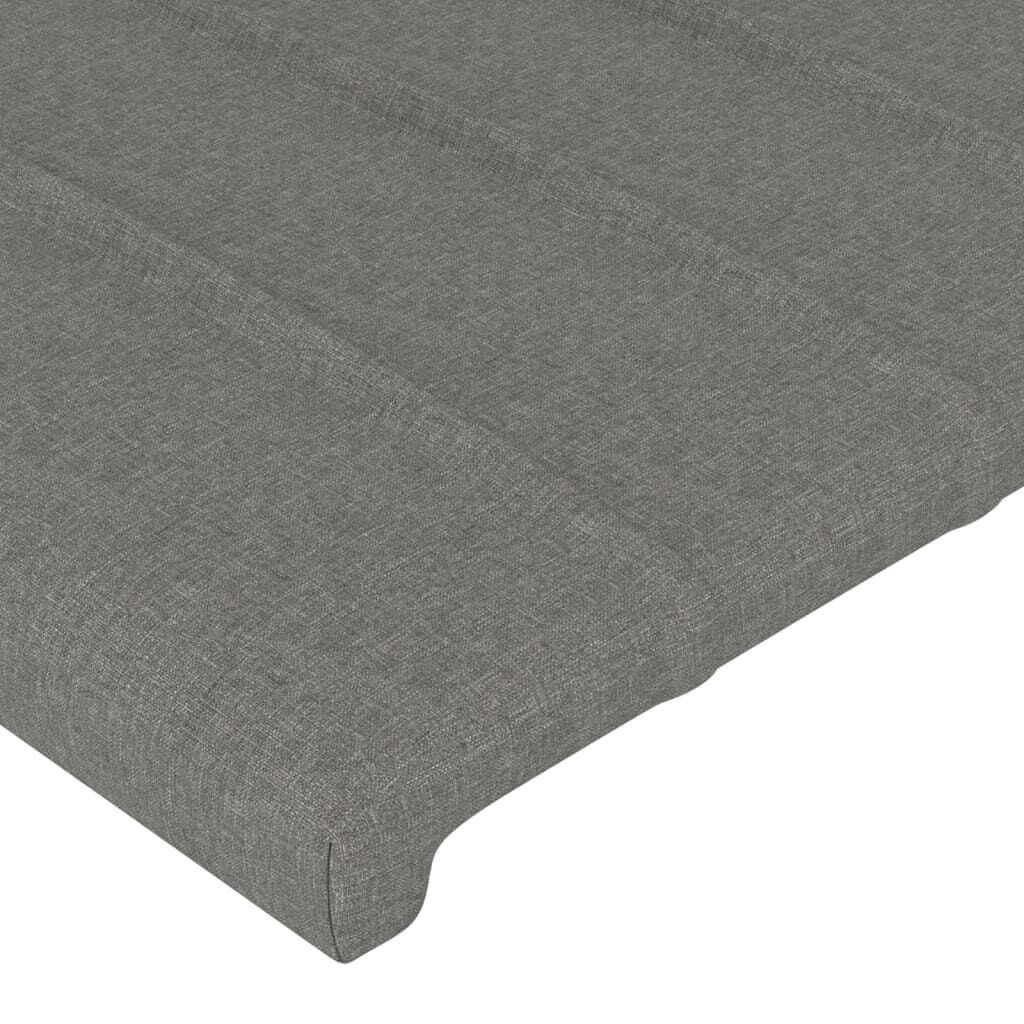 vidaXL Hoofdborden (2 st.) Donkergrijs Stof - 60% Korting