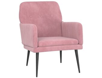 Roze Fluweel Fauteuil: Comfort & Stijl - 34% Korting!