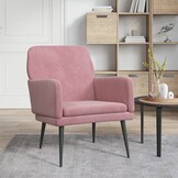 Roze Fluweel Fauteuil: Comfort & Stijl - 34% Korting!