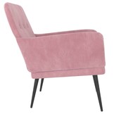 Roze Fluweel Fauteuil: Comfort & Stijl - 34% Korting!