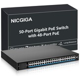 48-poorts Gigabit PoE+ Switch met 400W & 2 SFP Uplinks - 35% Korting