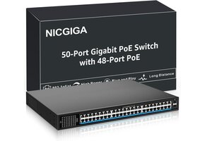 48-Poorts Gigabit PoE+ Switch 400W - 41% Korting!