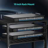 48-poorts Gigabit PoE+ Switch met 400W & 2 SFP Uplinks - 35% Korting