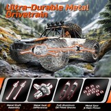 RC Monster Truck 1:10 Oranje Off-road 48 km/u - 35% Korting