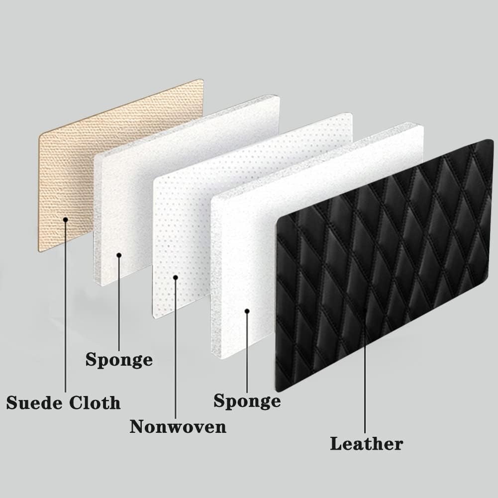 Universele Autostoelhoezen Set - Zwart PU-leer - 5-zits - 34% Korting