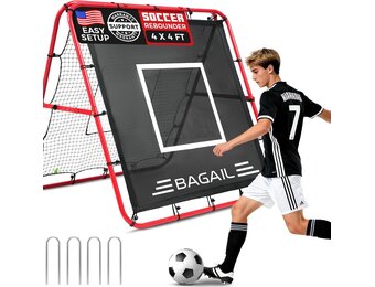 Voetbal Rebound Net Dubbelzijdig 120x120 cm - 34% Korting
