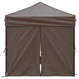 Inklapbare Partytent met Zijwanden 2x2m Taupe - 34% Korting
