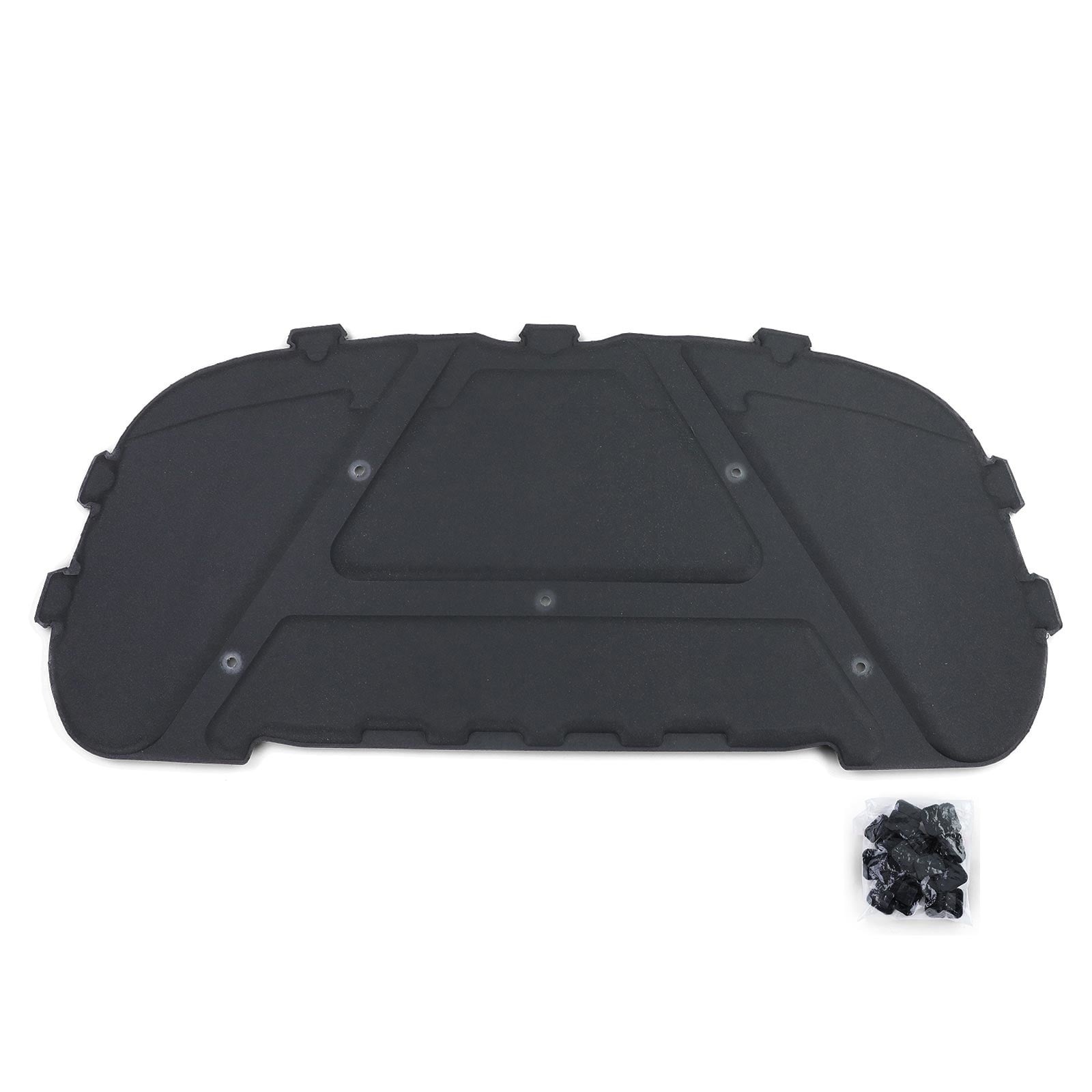 Motorkapisolatiemat Zwart met Clips - BMW 1 Serie E81-E88 (24% Korting)