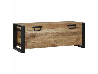 VidaXL Opbergkist Massief Mangohout Bruin - 35% Korting