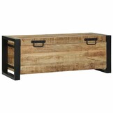 VidaXL Opbergkist Massief Mangohout Bruin - 35% Korting