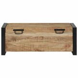 VidaXL Opbergkist Massief Mangohout Bruin - 35% Korting