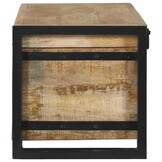 VidaXL Opbergkist Massief Mangohout Bruin - 35% Korting