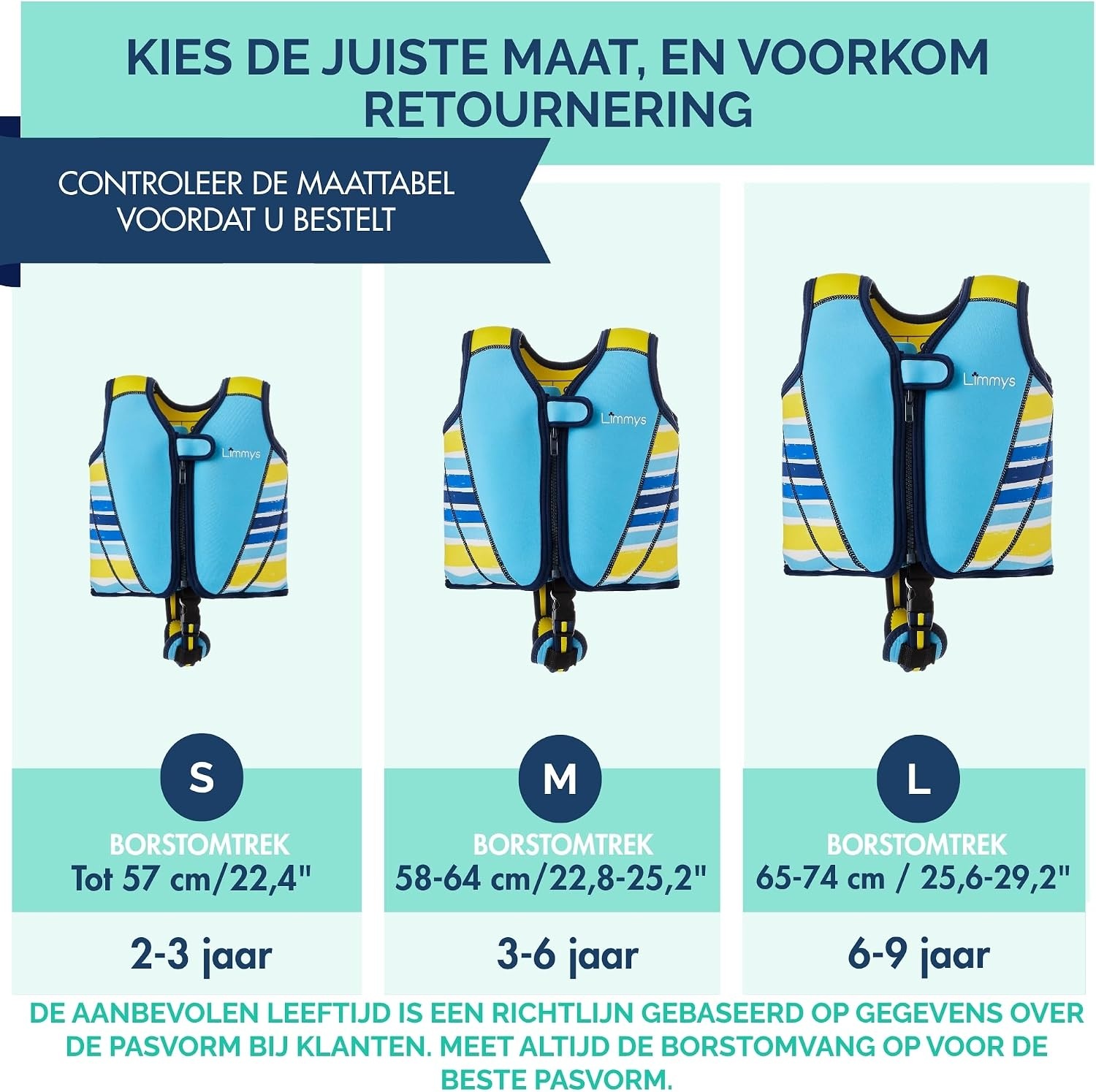Zwemvest Kinderen Verstelbaar Drijfvermogen 55% Korting | CE Gecertificeerd