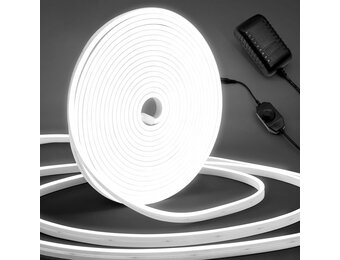 Neon LED Strip 10m Koudwit Dimbare Decoratie - Buiten/Binnen