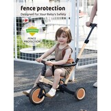 5-in-1 Kinderdriewieler & Loopfiets Khaki - 34% Korting