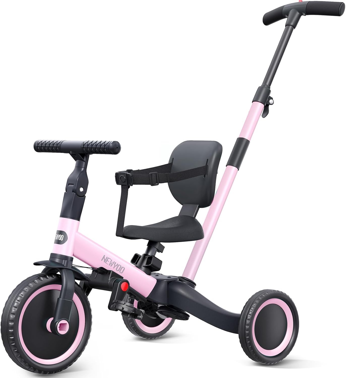 5-in-1 Kinderdriewieler & Loopfiets Khaki - 34% Korting