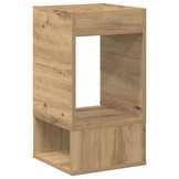 vidaXL Bijzettafel Artisan Eiken - 30x30x56cm - Bewerkt Hout (33% Korting)