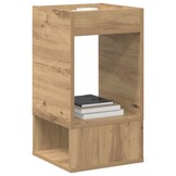 vidaXL Bijzettafel Artisan Eiken - 30x30x56cm - Bewerkt Hout (33% Korting)