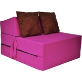 Opvouwbaar Logeermatras Roze | 200x70x15 cm | 3-delig | Duurzaam Schuim