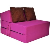 Opvouwbaar Logeermatras Roze | 200x70x15 cm | 3-delig | Duurzaam Schuim