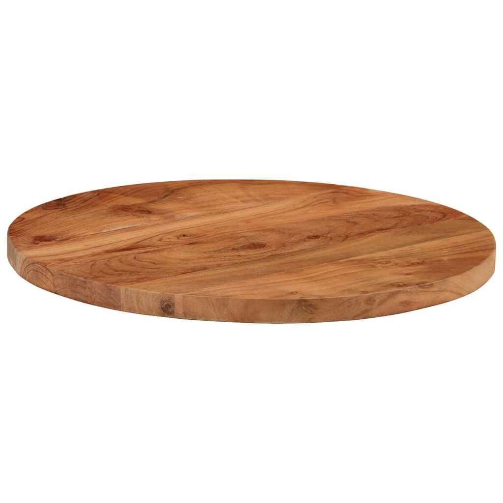 Massief Acaciahout Tafelblad Rond Ø40 cm - 32% Korting