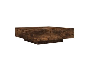 vidaXL Salontafel 100x100x31 cm - Gerookt Eiken - 72% Korting
