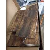vidaXL Salontafel 100x100x31 cm - Gerookt Eiken - 72% Korting