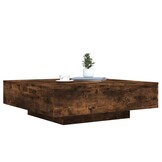 vidaXL Salontafel 100x100x31 cm - Gerookt Eiken - 72% Korting