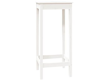 VidaXL Bartafel Grenenhout Wit 50x50x110 cm - 34% Korting