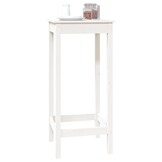 VidaXL Bartafel Grenenhout Wit 50x50x110 cm - 34% Korting