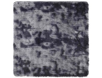 Hoogpolig Vloerkleed NAVARRA 160x160 cm Donkergrijs - 28% Korting