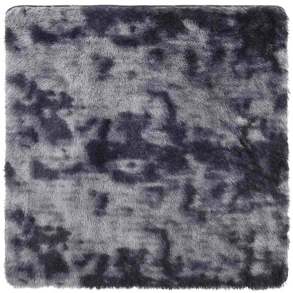 Hoogpolig Vloerkleed NAVARRA 160x160 cm Donkergrijs - 28% Korting
