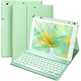 Groene iPad 10,2" Toetsenbordhoes met 7-kleuren Verlichting (71% Korting)