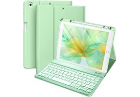 Groene iPad 10.2" Toetsenbordhoes (9/8/7 gen) - 69% Korting!