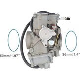 Carburateur Yamaha Warrior 350, Wolverine 350 - 36mm Aluminium - 60% Korting!