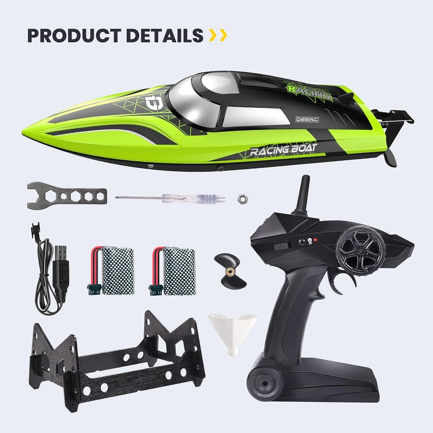 Snelle RC Boot Groen 34% Korting: 20+ MPH, Zelfoprichtend