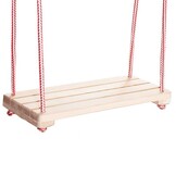 Houten schommel naturel voor 2 kinderen, 70x23cm, 21% korting