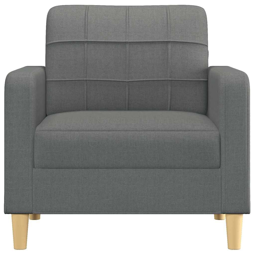 VidaXL Fauteuil Stof Donkergrijs (60 cm breed) - 34% Korting