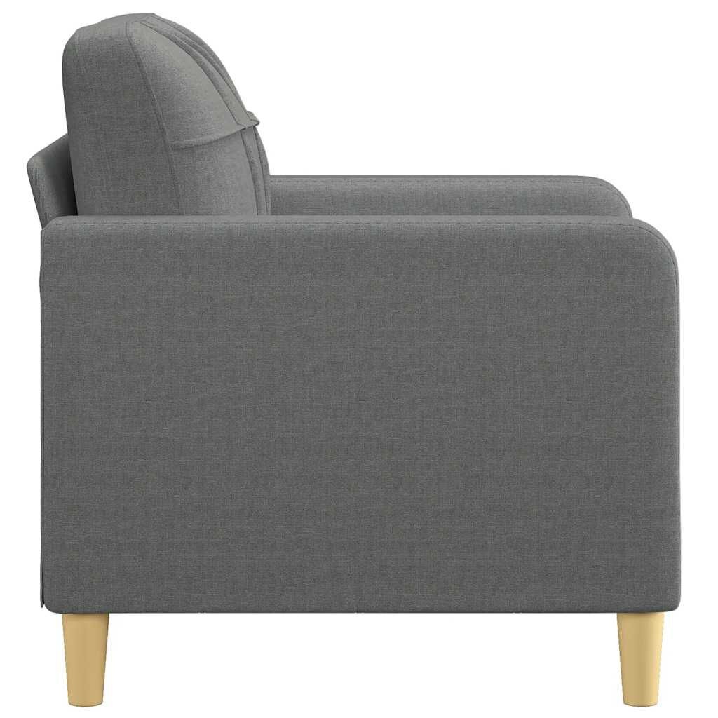VidaXL Fauteuil Stof Donkergrijs (60 cm breed) - 34% Korting