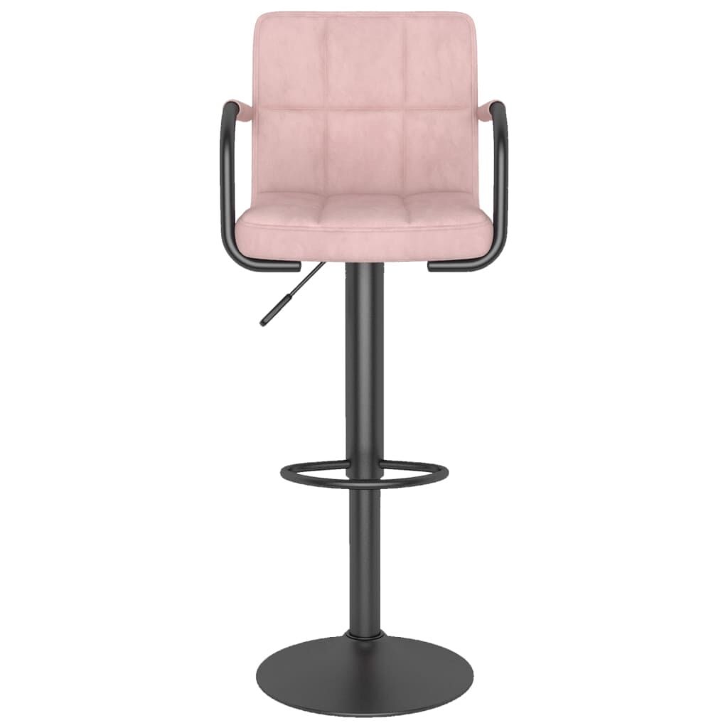 Roze Fluwelen Barkrukken (2 stuks) - 35% Korting