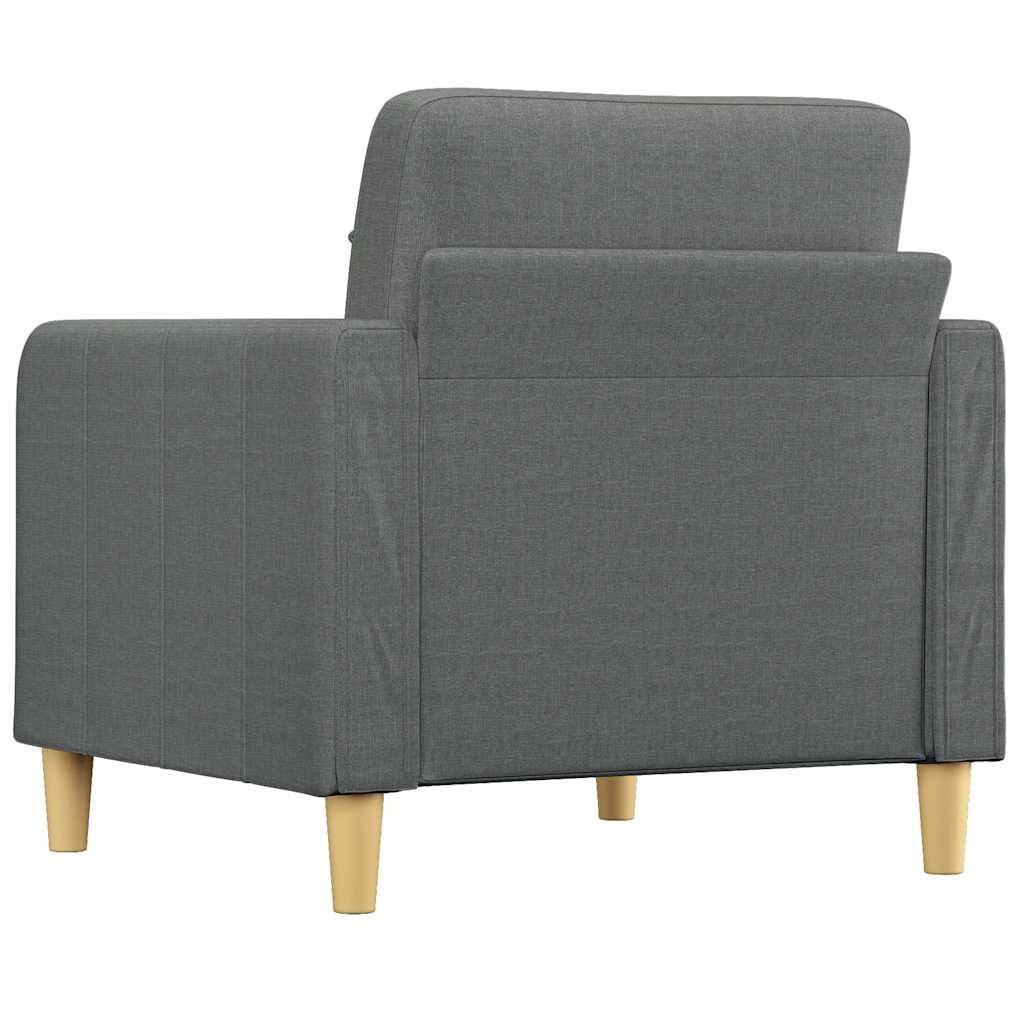 VidaXL Fauteuil Stof Donkergrijs (60 cm breed) - 34% Korting